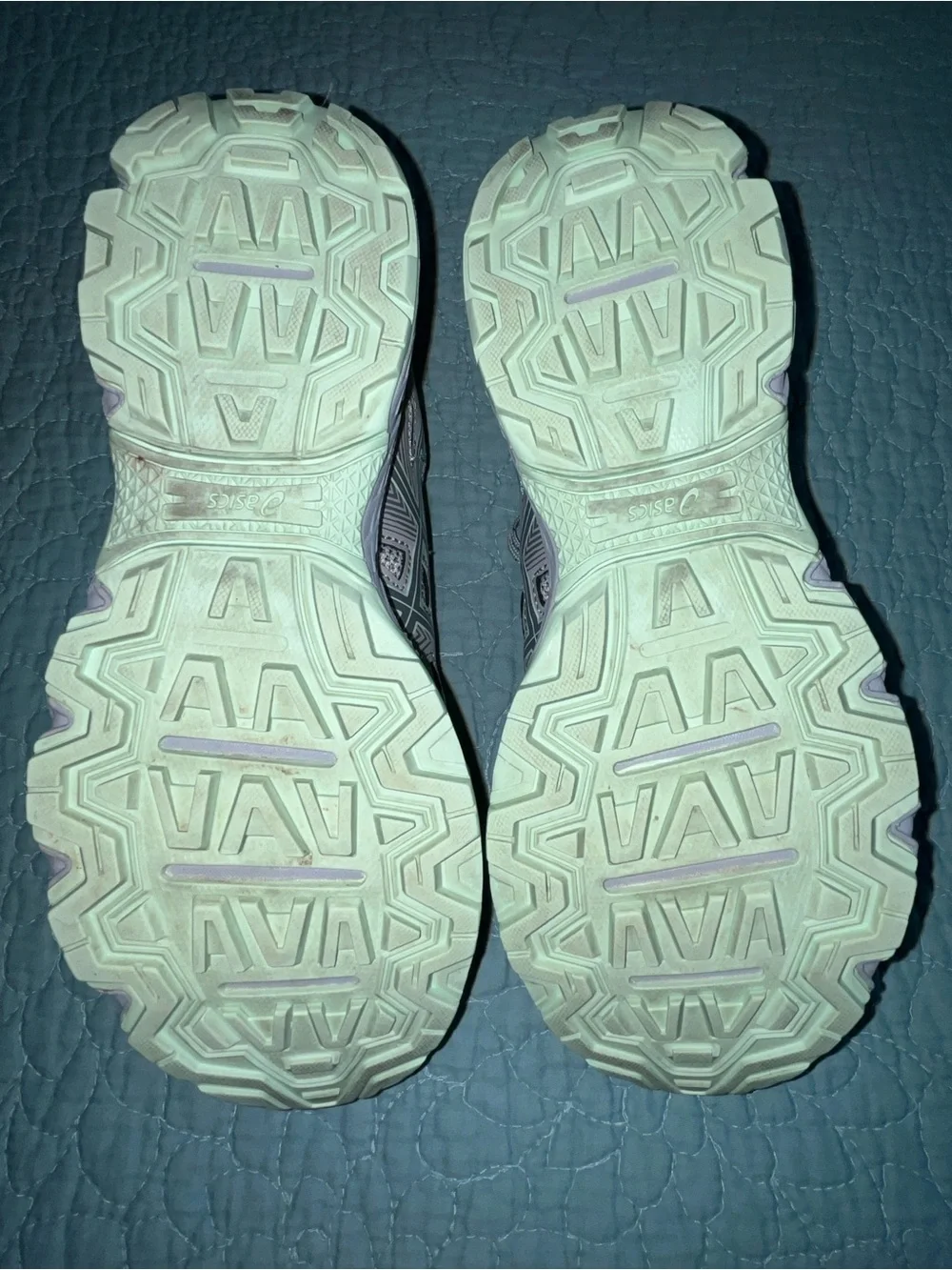 Asics Womens Gel Venture 8 1012B231 Gray/Teal Running Shoes Sneakers Size 9.5 W